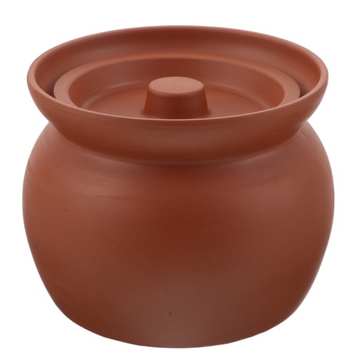 Mini Casseruola Tradizionale Argilla Stufato Pentola Cucina Ceramica Coperchio Stufato - Foto 1 di 12