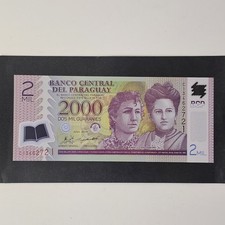 Billete Guaraníes Paraguay 2000, Adela & Celsa, P228c UNC (Lote #1658)