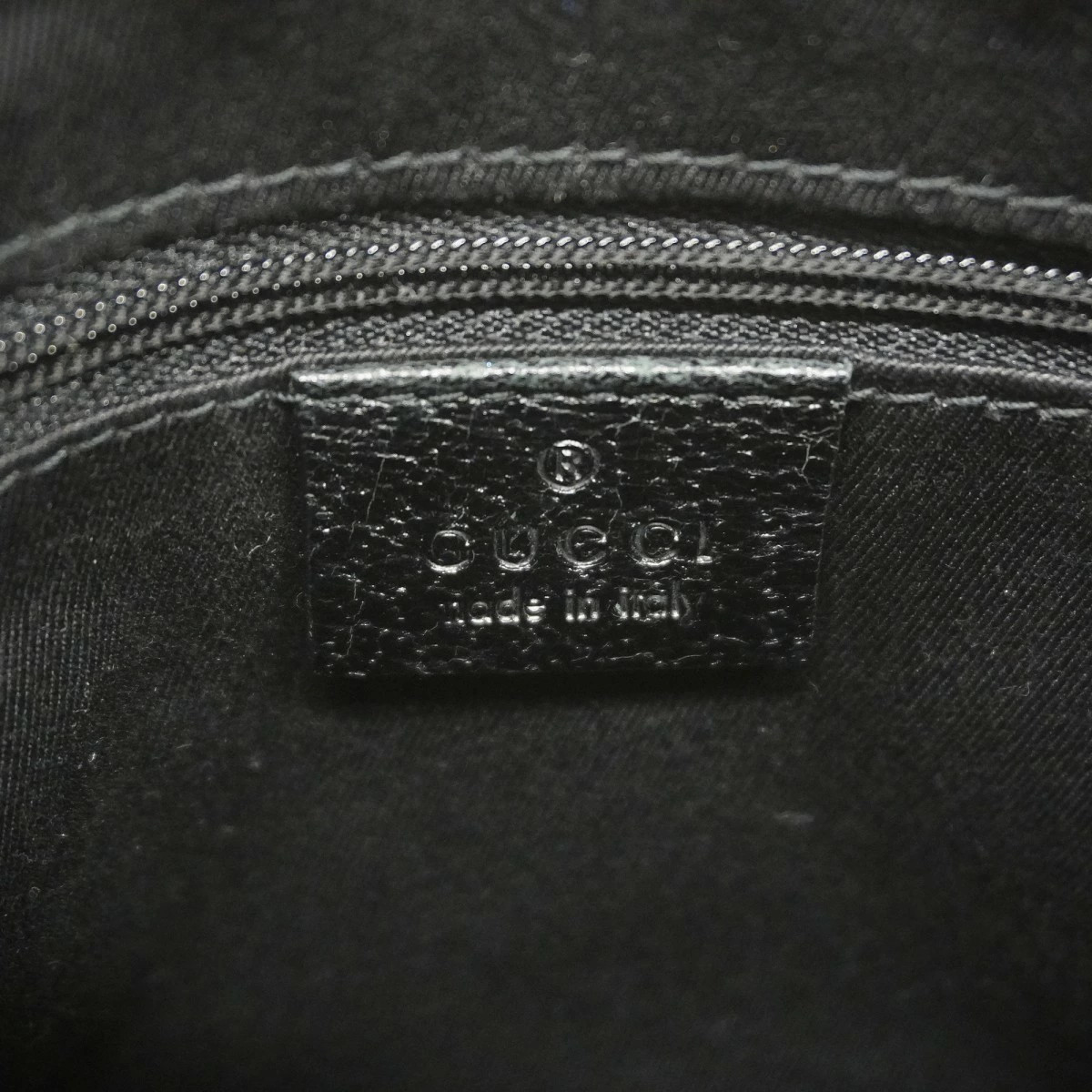 Gucci GG Canvas Handbag 113024 Black Silver Hardware Women thumbnail 5