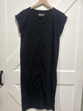 Everlane Black Cotton Midi Dress Size Small