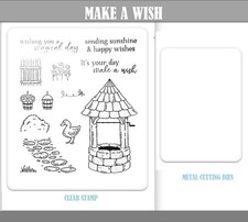 M6653 MAKE A WISH Stamps And Metal Cutting Dies DIY Scrapbooking Embossing