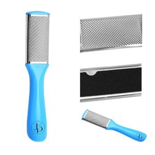 BLUE PEDICURE FOOT RASP FILE SCRUBBER HARD DEAD ROUGH SKIN CALLUS REMOVER 2-SIDE