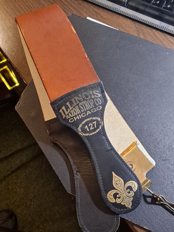 Illinois Leather Razor Strop #127 Barbers Best As Shown!