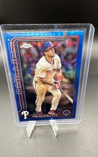 2025 Topps Chrome - J.T. Realmuto #2 Blue Refractor /150