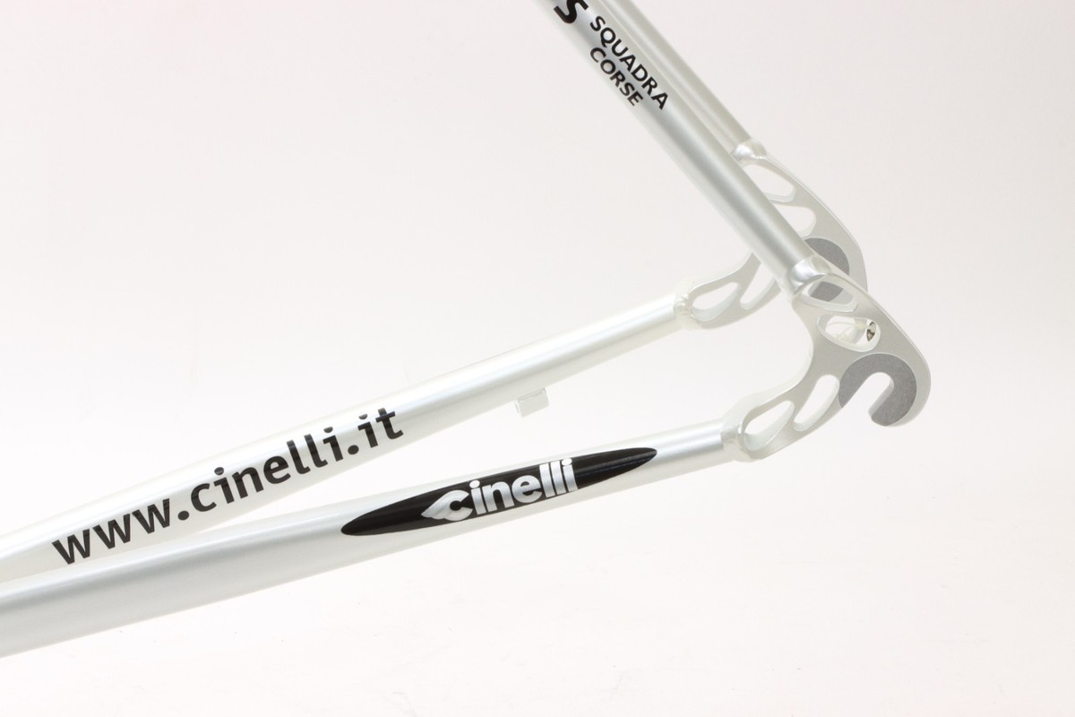 Cinelli Starlight Alloy Road Frameset Medium 52cm Silver Rim Italy