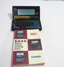 CASIO Digital Diary SF-8000 64KB Vintage Electronics - Works - New Batteries