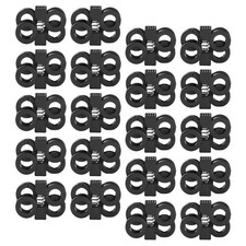 20 Pcs Adjustable Buckles Non Fastener Locks for Shoe Lace Buckles