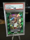 Jayden Daniels 2024 Panini Prizm - Emergent Green Ice #2 (RC) Commanders PSA 10