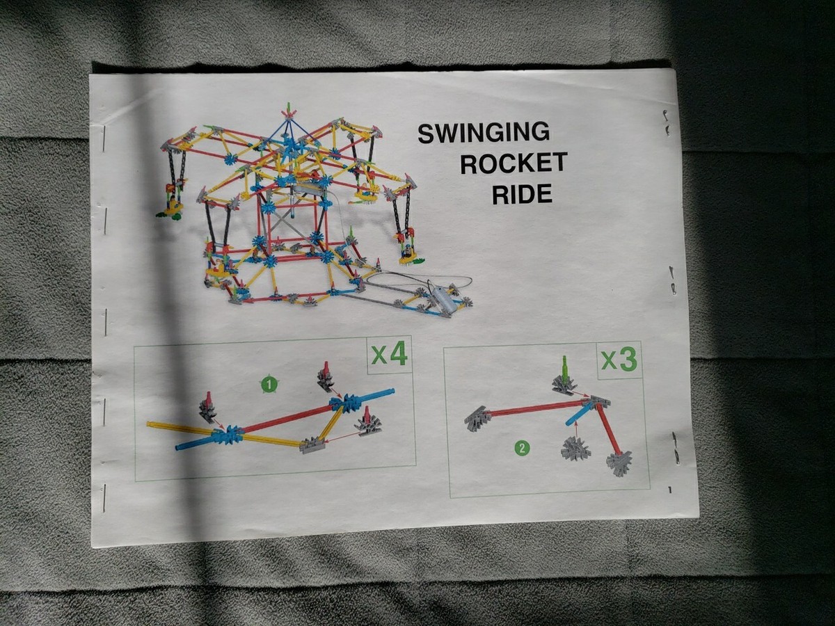 K’NeX SAWBLADE THRILL RIDE ケネックス K'nex Sawblade Thrill Ride Building Set Gifts Vintage | eBay