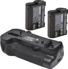 MB-D18 Battery Grip Replacement for Nikon D850 SLR Camera + 2 EN-EL15B Batteries
