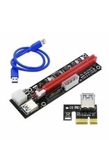 X2-PCI-E Riser Board PCI-E 1x to16x Extender Adapter USB 3.0 GPU Riser Card