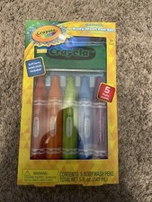 Crayola Bathtub Body wash Pen Set Doodle On  Lather Up Ages 3 Kids Brand New