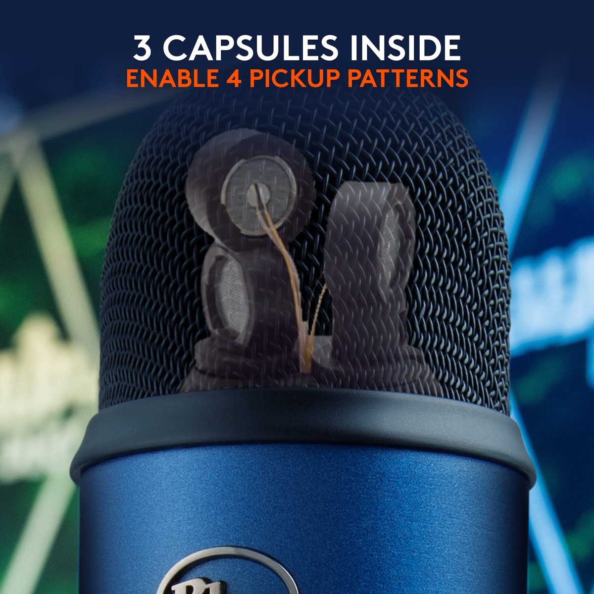 Logitech for Creators Blue Yeti USB Microphone for Gaming