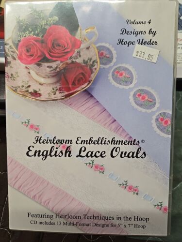 Hope Yoder Heirloom Abbellimento CD in Pizzo Inglese