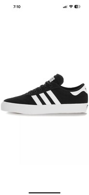 Adidas ADI-EASE PREMIERE Black White Gum Skateboarding B42645 SIZE