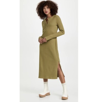 sweaty betty brown dress Resort Rib Tank Dress main image 1