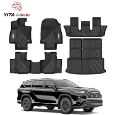 YITAMOTOR Floor Mats Backrest Cargo Liner for 2024-2025 Toyota Grand Highlander