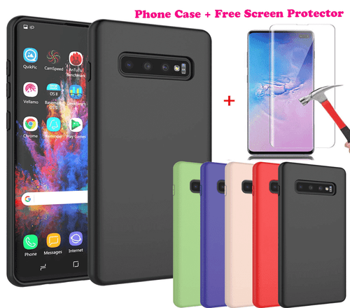 Funda para teléfono Samsung Galaxy S10+/Plus/S10E silicona suave a prueba de golpes delgada cubierta - Imagen 2 de 51