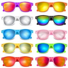 10 Pack Neon Party Sunglasses Retro Glasses Party Favor Supplies for Birthday
