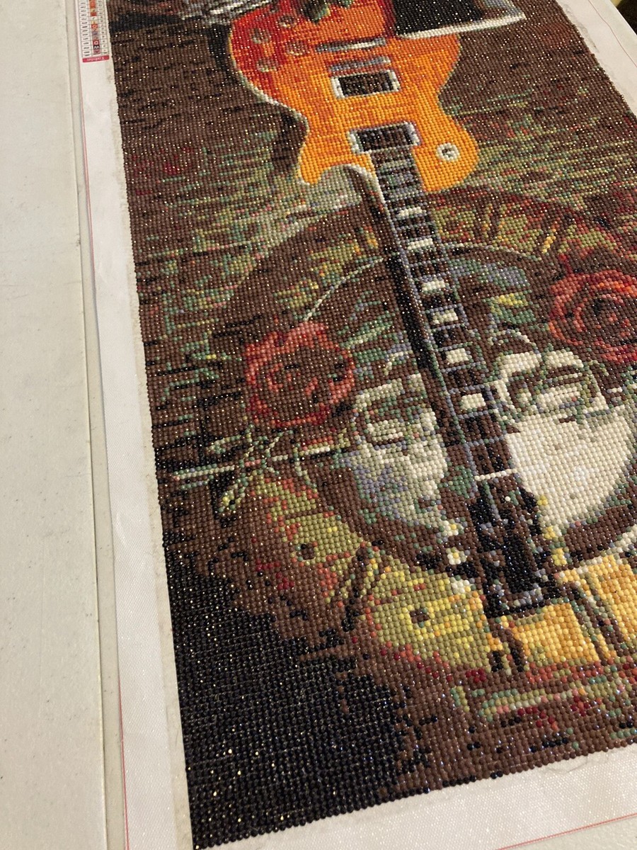 Diamond Painting Finished 3D Wall Art Guns N Roses 40x70cm GNR