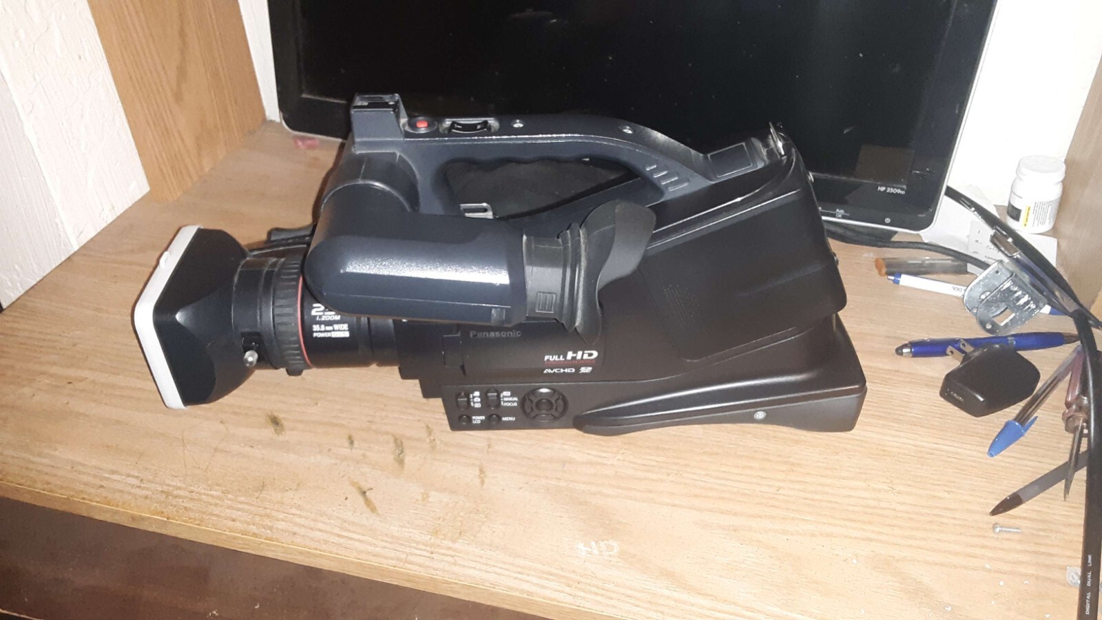 Panasonic model AG-AC7P HD AVCHD Full HD Shoulder-Mounted Camcorder 1920x1080