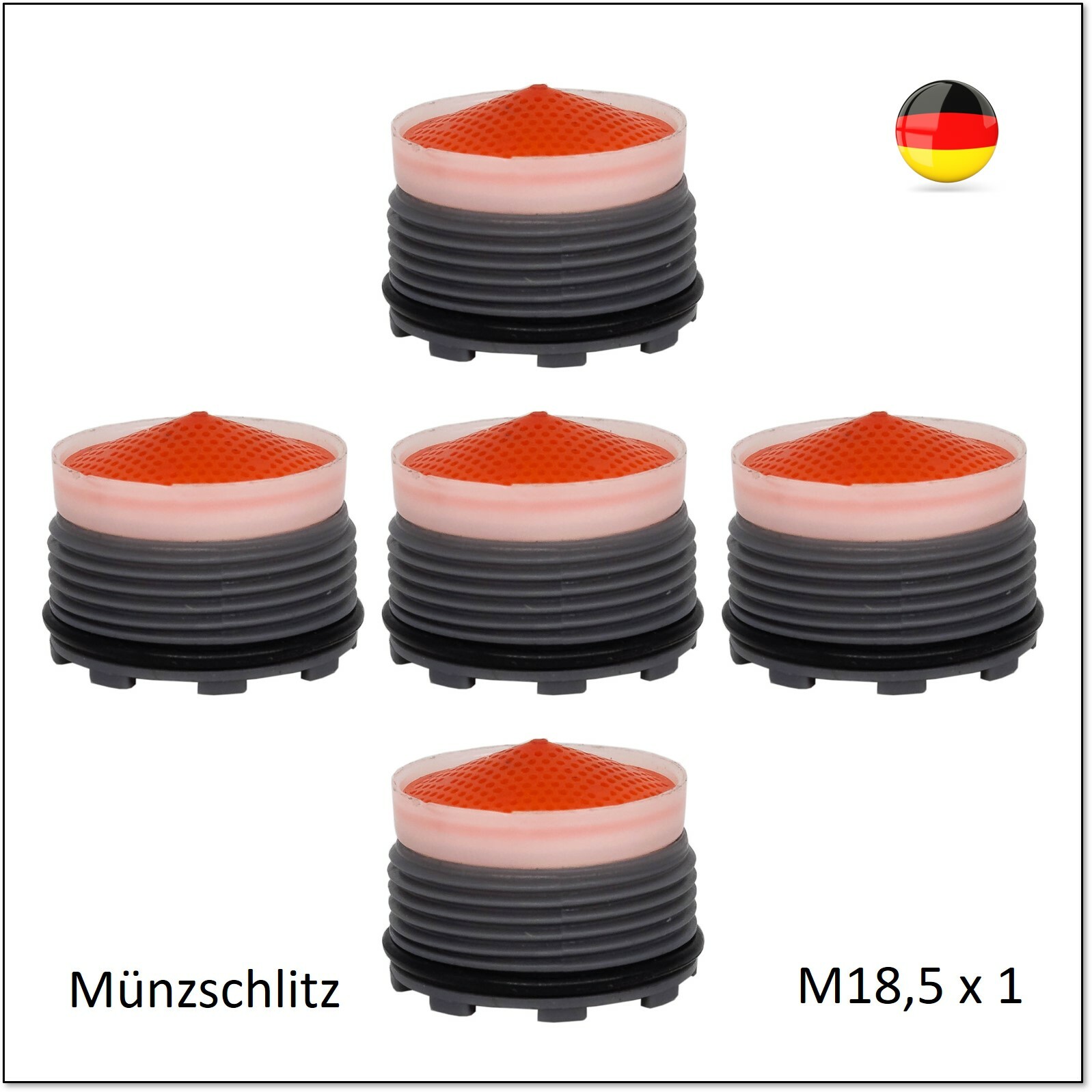 PERLATOR Strahlregler Set 4-tlg M24x1 - 15 L/min Mit Montageschlüssel