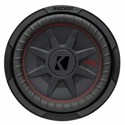 Kicker CWRT12, CompRT 12'' 4-Ohm Dual Voice Coil Shallow Subwoofer (48CWRT124)