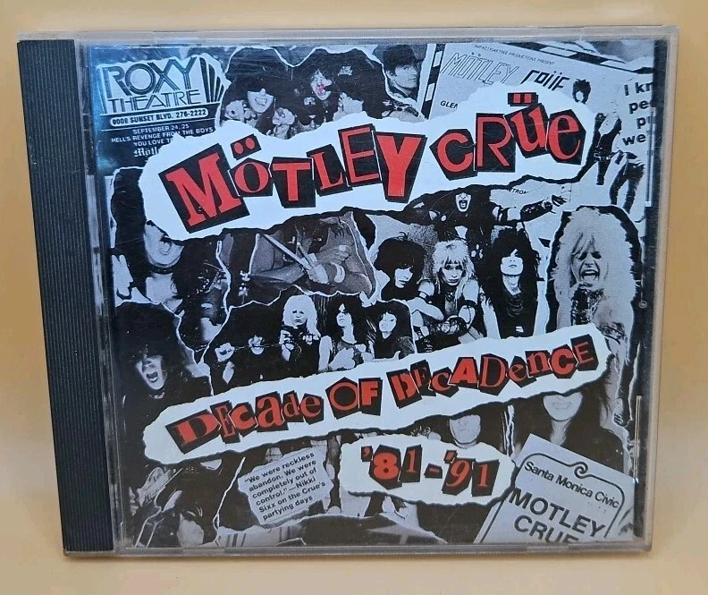 Motley Crue Decade Of Decadence for sale | eBay