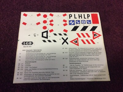 LGB 5032 SIGN SET - COMPLETE - G SCALE | eBay