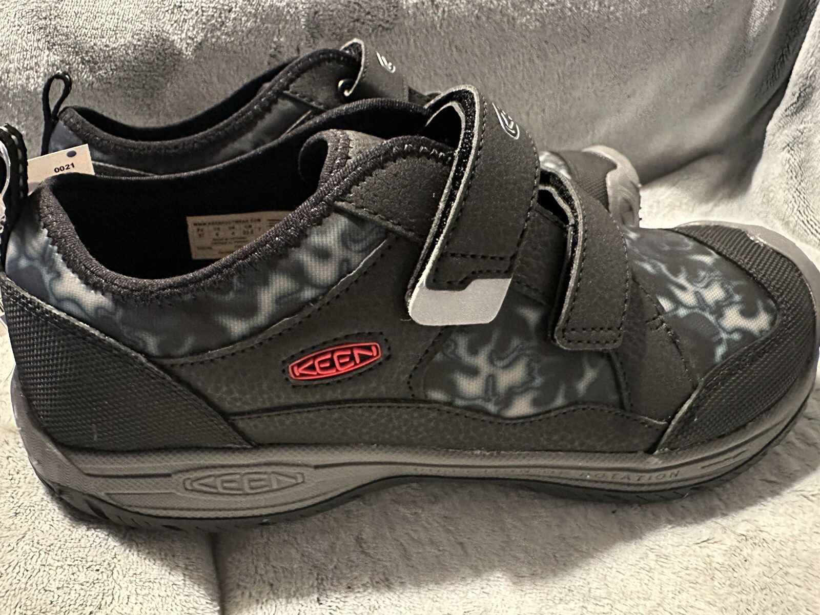 Sneakers KEEN Speed Hound scarpe cravatta stampo nero bambino US 5 NUOVE!