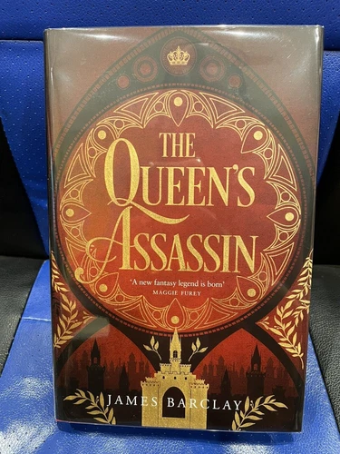 HAND SIGNED JAMES BARCLAY THE QUEEN'S ASSASSIN GOLDSBORO BOOKS EXCLUSIVE EDITION