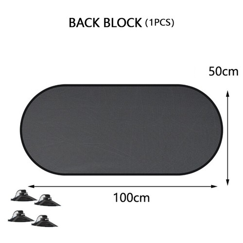 KarMart Car Sun Visor Retractable Rear Window Blind Rear Shade Belakang - View #11