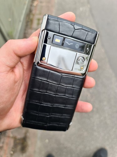 Vertu Signature Touch 24k GOLD EDITION, Alligatorleder, UNIKAT, Full Pack - Bild 14 von 24