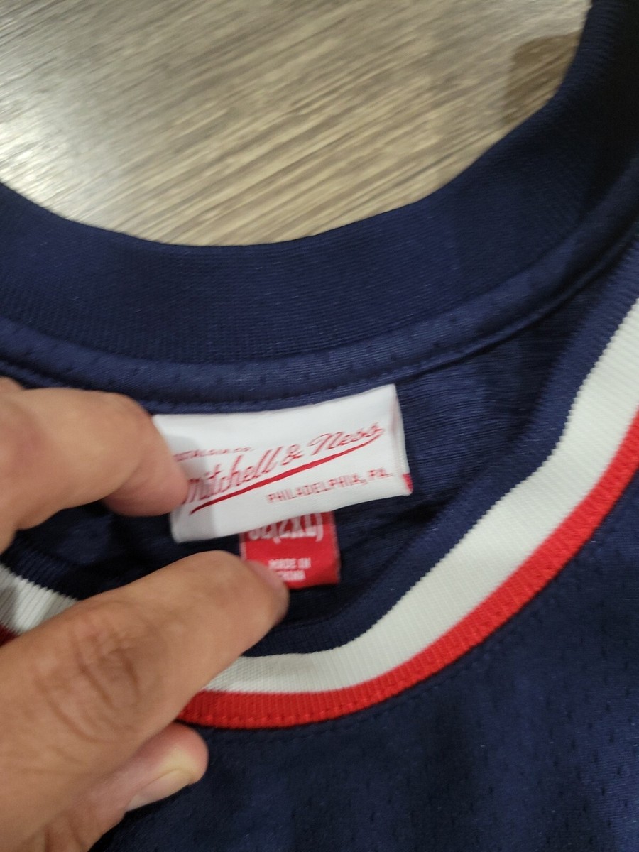 Mitchell & Ness ウールスタジャン M made in USA AUTHENTIC VINTAGE MAGIC JOHNSON TEAM USA DREAM TEAM JERSEY