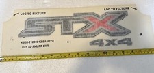 1x Oem 2017-2024 Ford Ranger F-150 Stx 4x4 Bed Side Decal Genuine New Red Silver