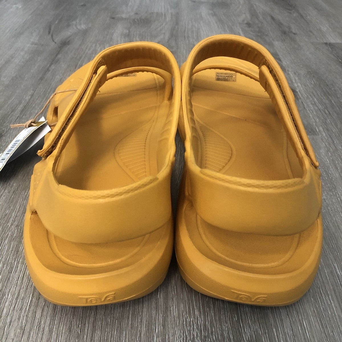 Teva Zymic Teva Mens Yellow Sandals Teva Sandals Mens 12 Yellow Rubber  Hurricane Drift Summer Outdoor