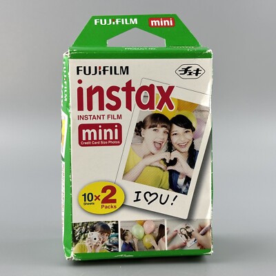 Fujifilm Instax Mini Twin Pack (10X2) Instant Film - EXPIRED 2019 - Sealed Box