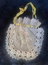 Vtg Turn of Century Hand Crocheted Purse