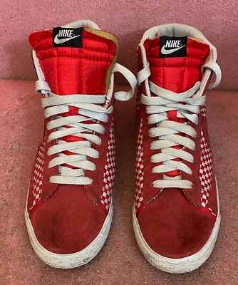Nike Blazer Mid Woven Hyper Red 555093-600 Men display picture 3