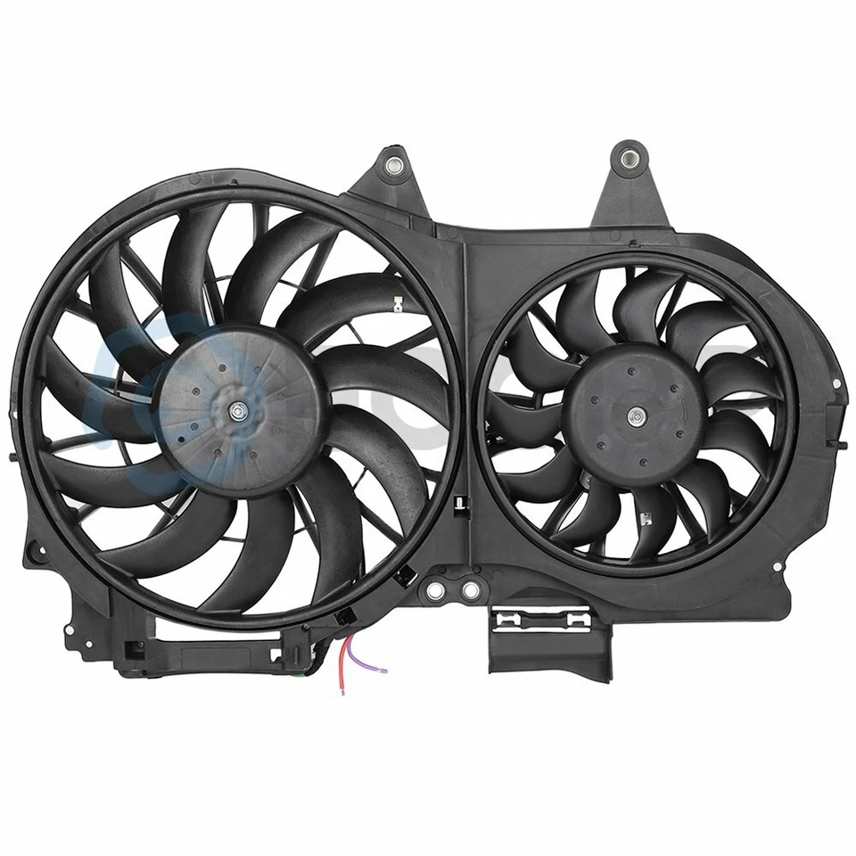 Conjunto de ventilador condensador radiador para Audi A4 Quattro 2002 2003 2004-2009 Foto 2 de 4