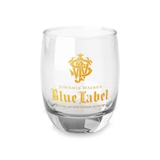Johnnie Walker Blue Label Scotch Whiskey Bar Glass, Buffalo Trace Blantons