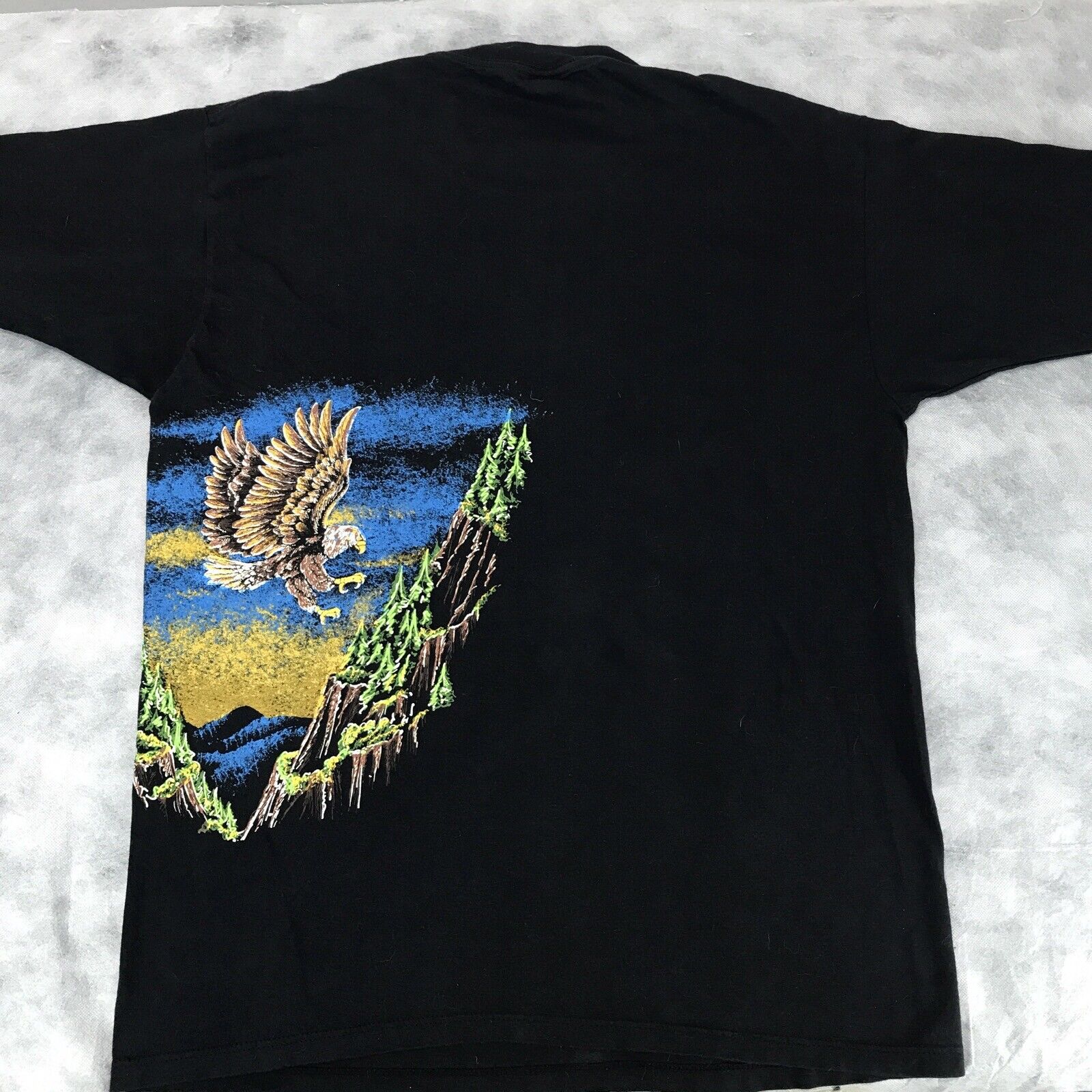 vintage 90s EAGLE SUNSET 2 SIDED T-Shirt LARGE wi… - image 4