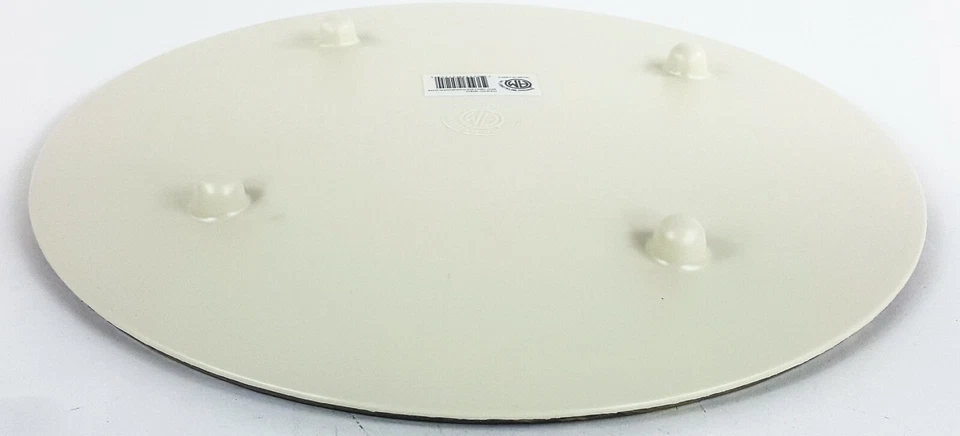 American Metal Craft Melamine 13.5" Round Faux Rustic Wood Serving Platter NEW - Image 4 of 4