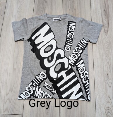 Unisex NWT Super Soft Moschino Print T-shirts for Teens Adults Sizes:  10Y-18Y