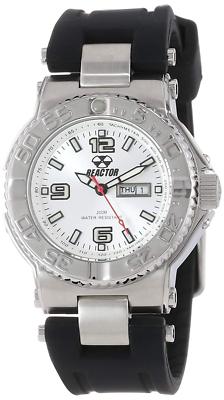 REACTOR 77802 Critical Mass Silver Dial Black Rubber Strap Women's