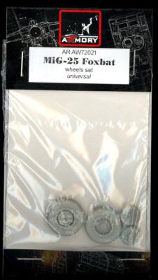 Armory Models 1/72 MIKOYAN MiG-25 FOXBAT WHEELS Resin Set