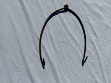 Antique Cast Iron Cauldron Pot Tongs Carrying Tongs