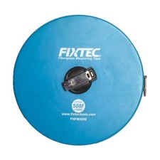 Fixtek Fiberglass Tape Measure 30m 50m Imperial Metric Heavy Duty Long Open Reel