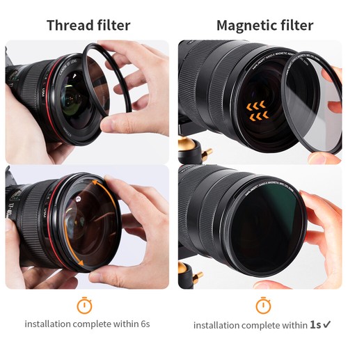 K&F Concept CPL Circular Polarizer Magnetic Lens Filter HD Waterproof Nano-X - Picture 18 of 109
