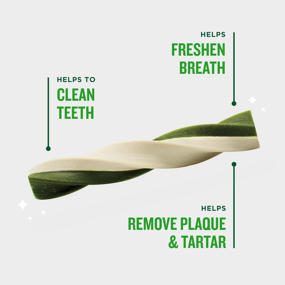 Dental Twists for Dogs, VanillaFlavored Dental Chews